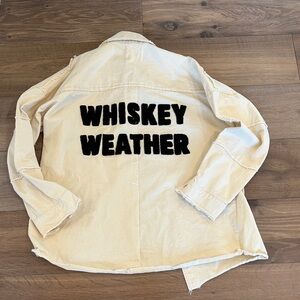 Whiskey Weather Panache Apparel cotton shacket cream L